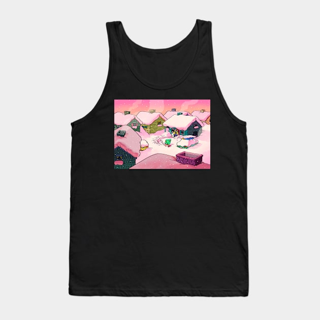 Snowy Summer Tank Top by LillianXie